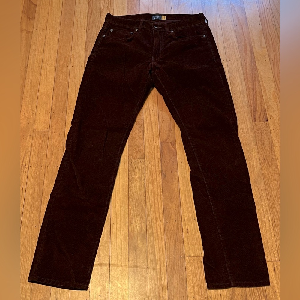J. Crew 484 Corduroy Chinos